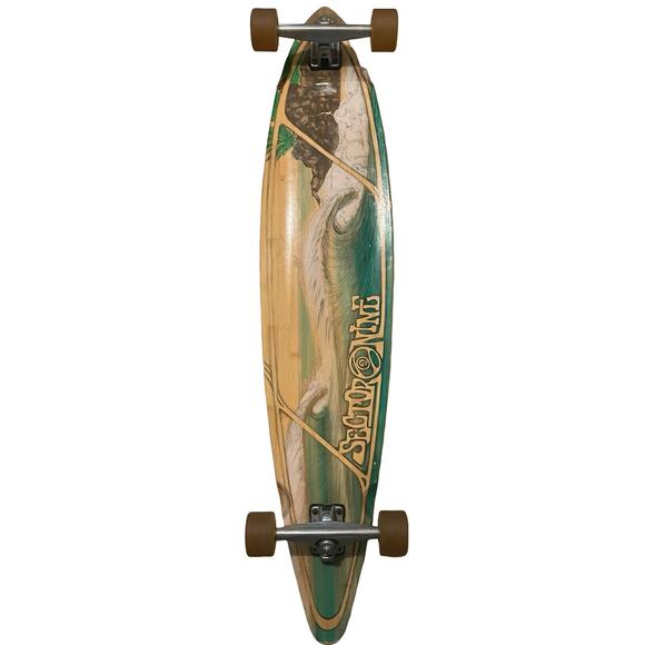 Sector Nine Longboard Complete Skateboard with gull wing wheels 45” - Picture 2 of 3